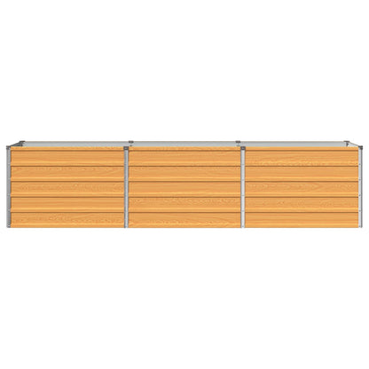 Raised Garden Bed Natural 240 x 40 x 55 cm cold-rolled steel
