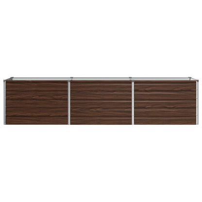 Raised Garden Bed Black 240 x 40 x 55 cm cold-rolled steel