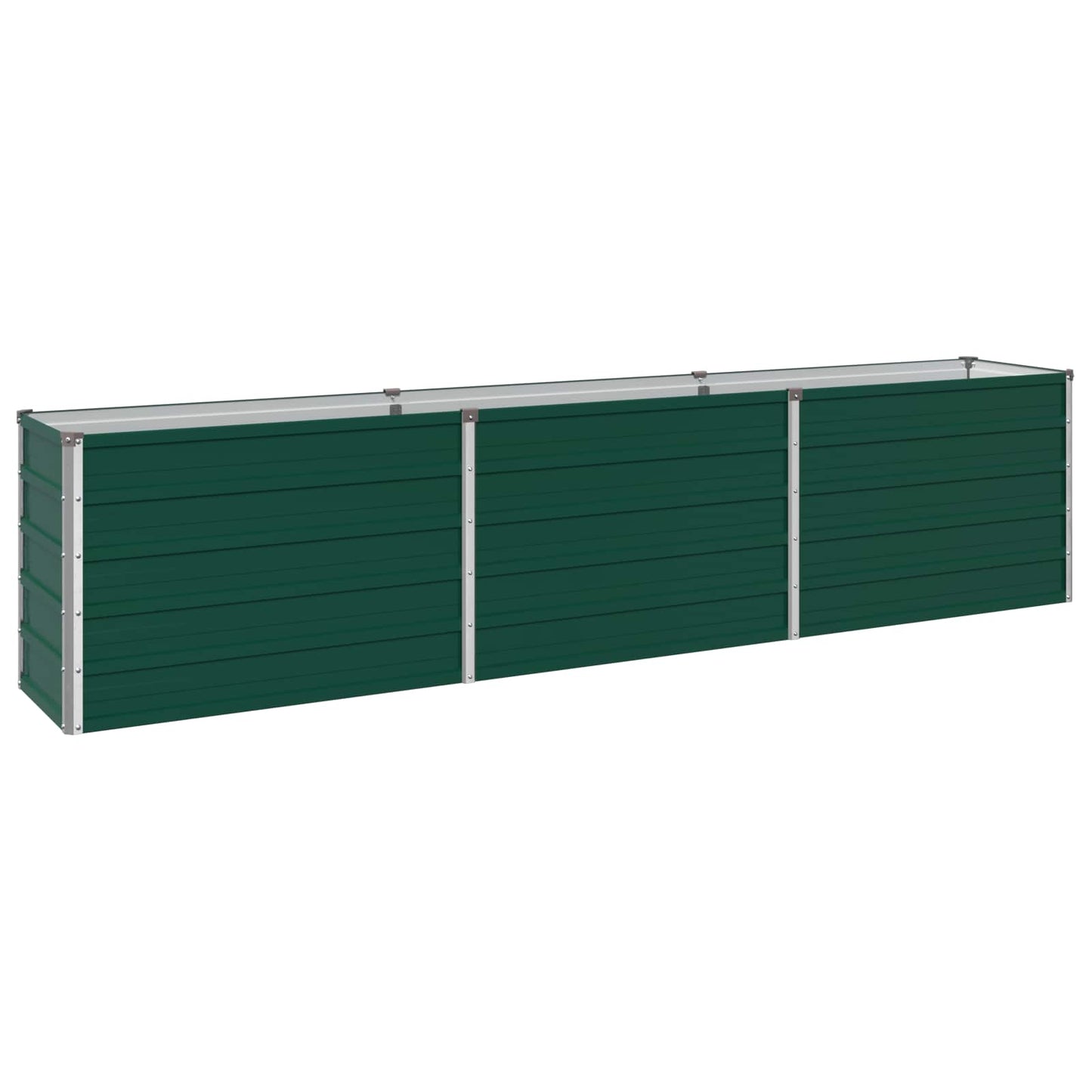 Raised Garden Bed Green 240 x 40 x 55 cm cold-rolled steeel