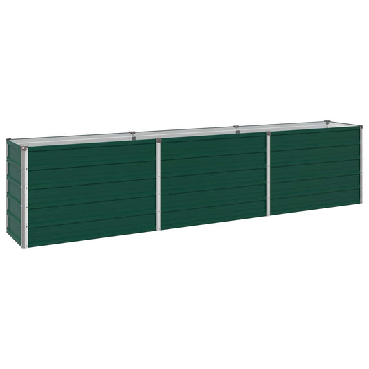 Raised Garden Bed Green 240 x 40 x 55 cm cold-rolled steeel