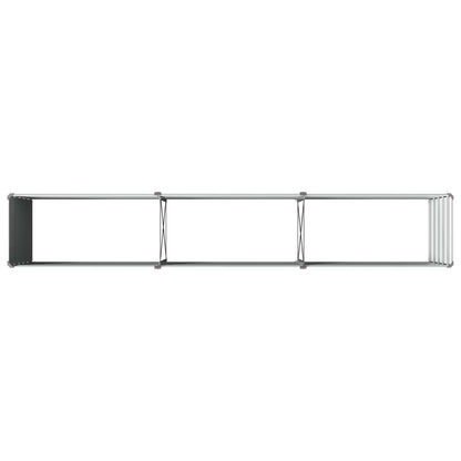 Raised Garden Bed Grey 240 x 40 x 55 cm cold-rolled steel