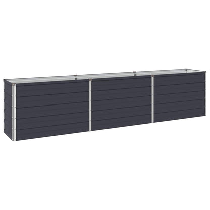 Raised Garden Bed Anthracite 240 x 40 x 55 cm cold-rolled steel