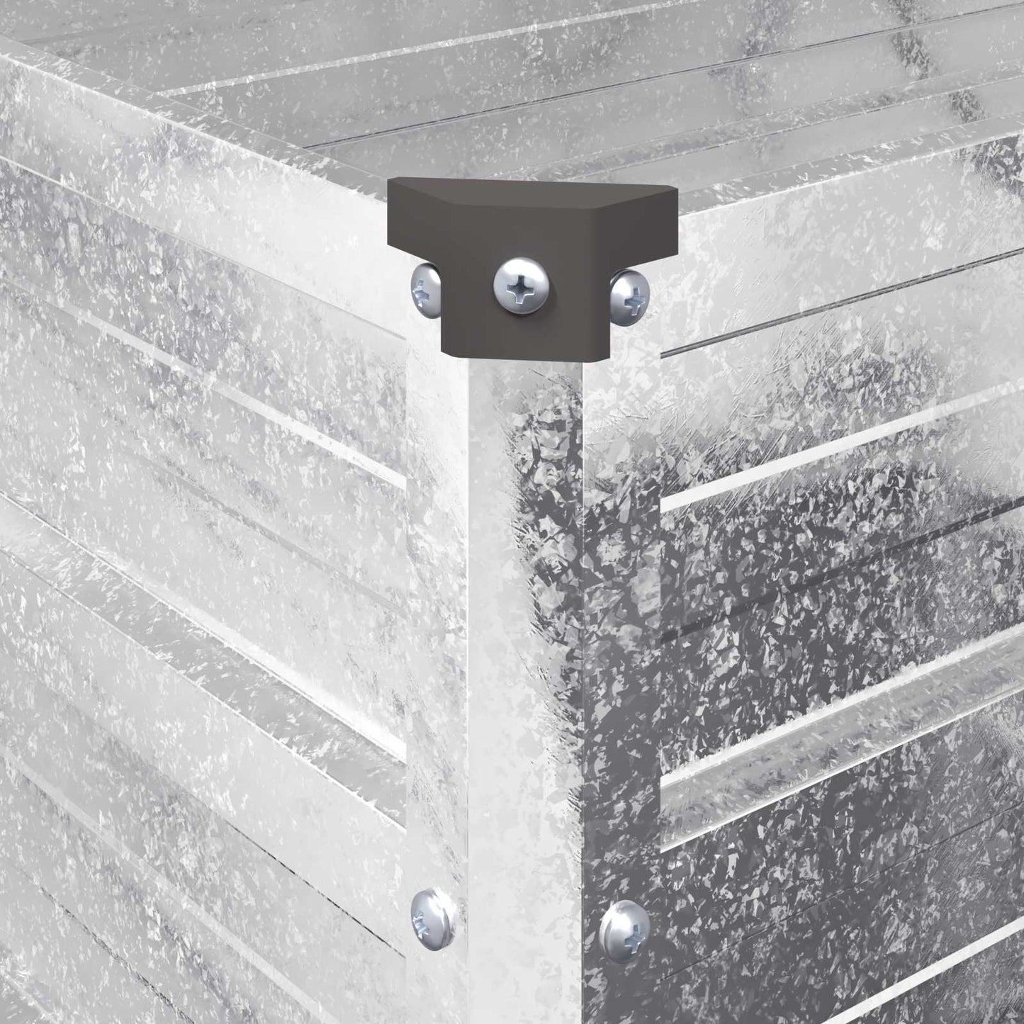 Raised Garden Bed Silver 240 x 40 x 55 cm galvanized