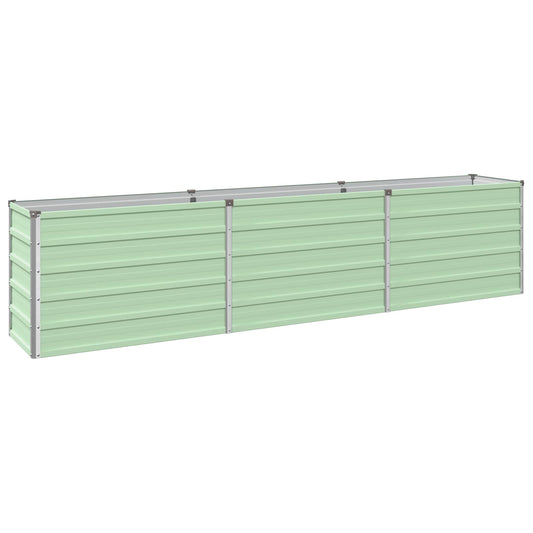 Raised Garden Bed Pastel Green 240 x 40 x 55 cm
