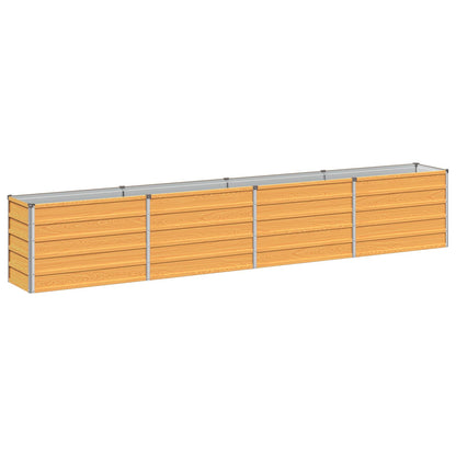 Raised Garden Bed Natural 320 x 40 x 55 cm cold-rolled steel