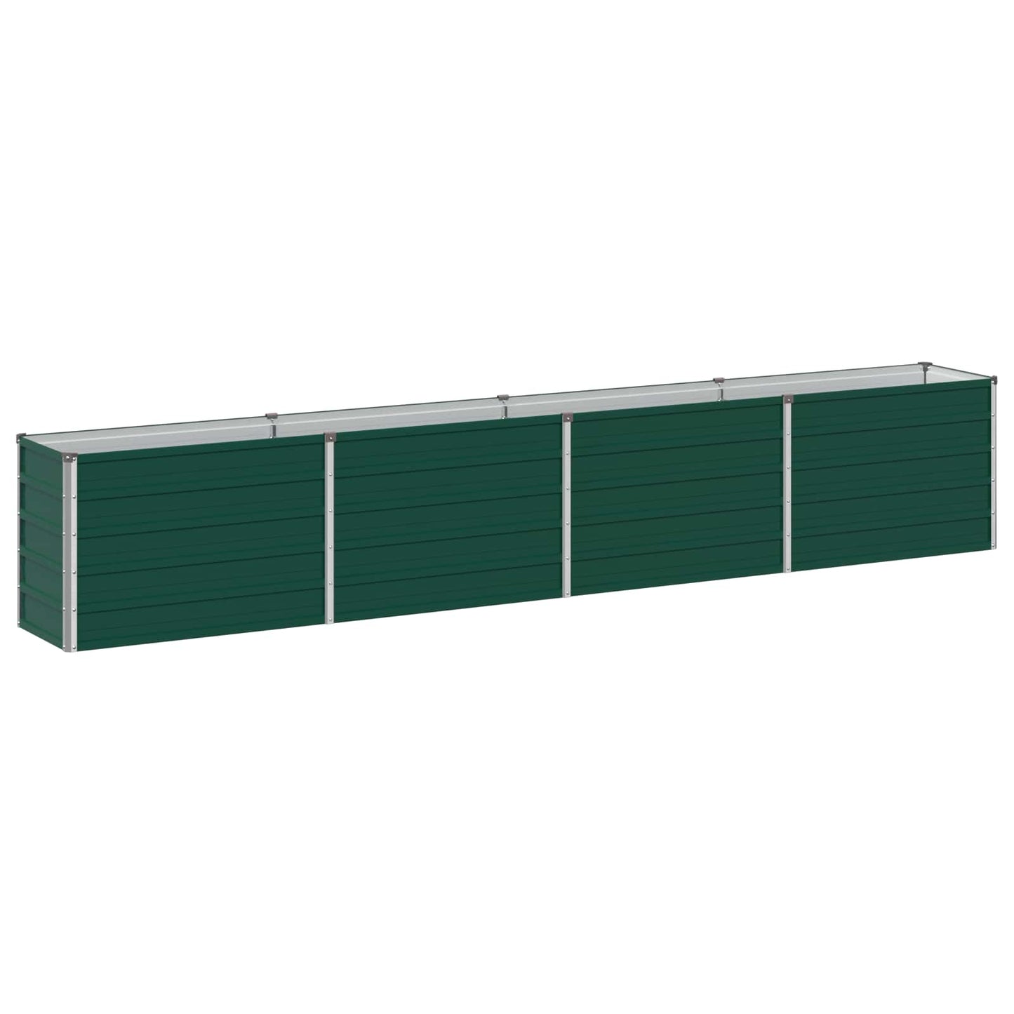 Raised Garden Bed Green 320 x 40 x 55 cm cold-rolled steeel
