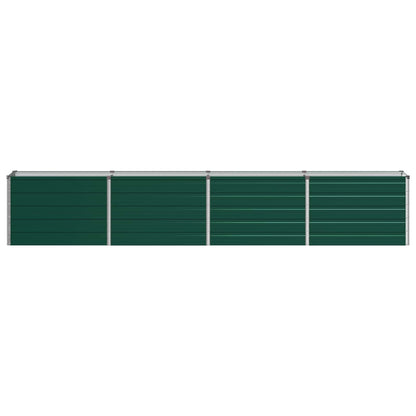 Raised Garden Bed Green 320 x 40 x 55 cm cold-rolled steeel