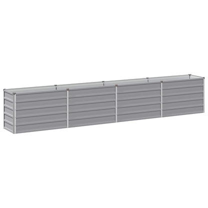 Raised Garden Bed Grey 320 x 40 x 55 cm cold-rolled steel