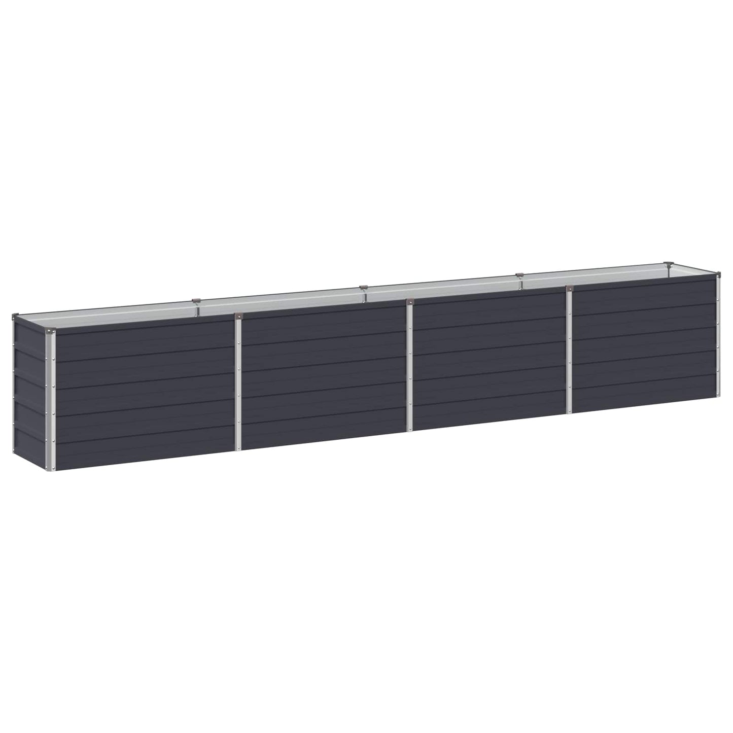 Raised Garden Bed Anthracite 320 x 40 x 55 cm cold-rolled steel