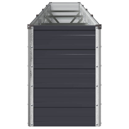 Raised Garden Bed Anthracite 320 x 40 x 55 cm cold-rolled steel