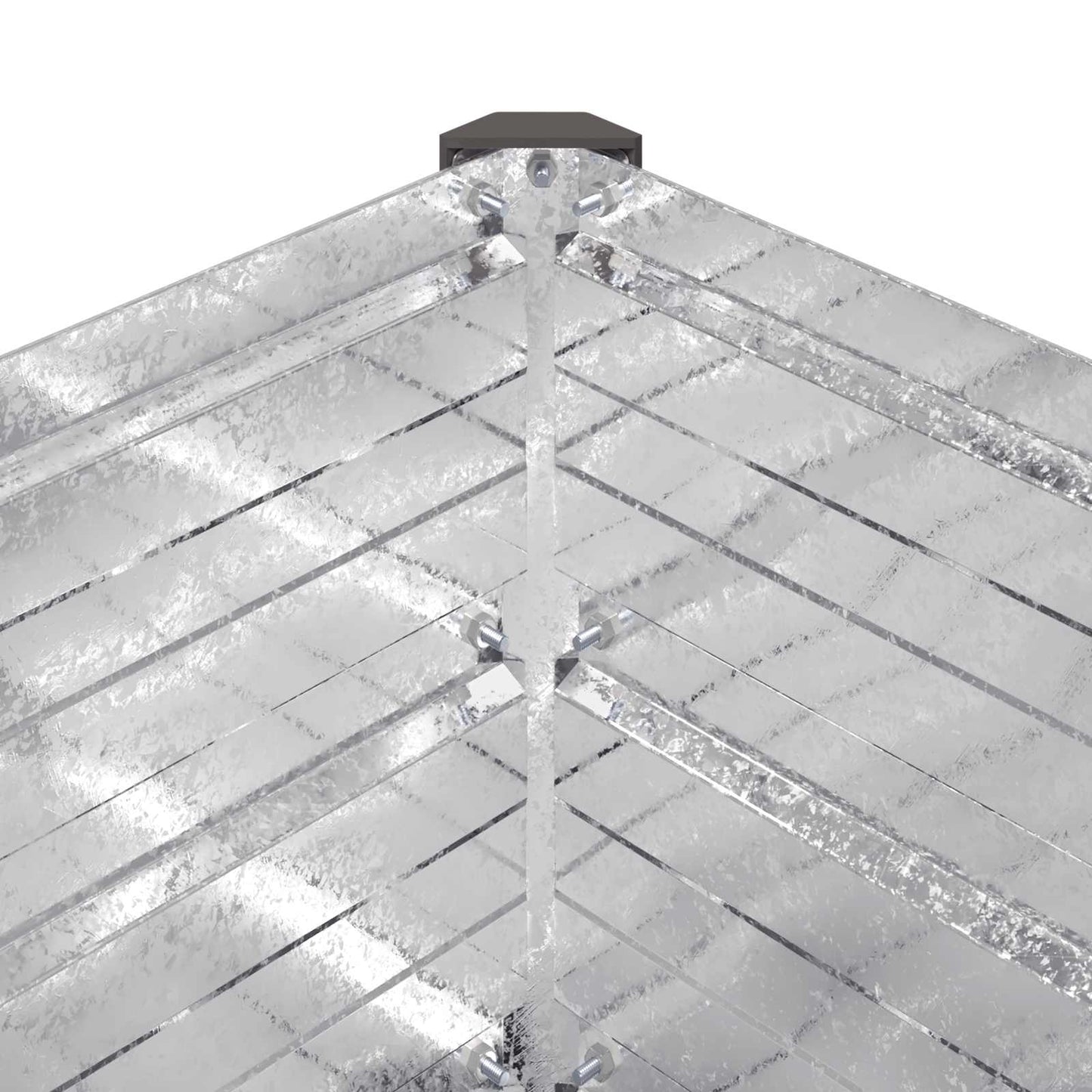Raised Garden Bed Silver 320 x 40 x 55 cm galvanized