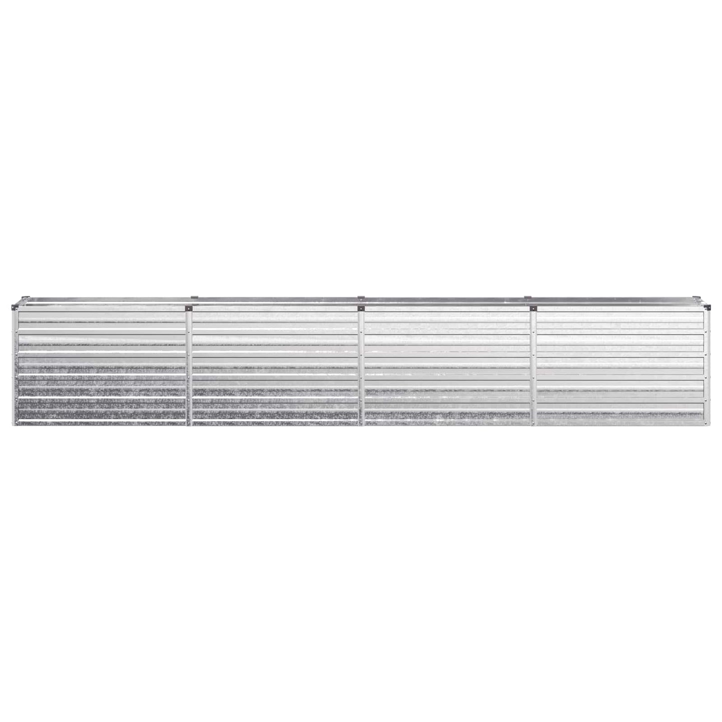 Raised Garden Bed Silver 320 x 40 x 55 cm galvanized