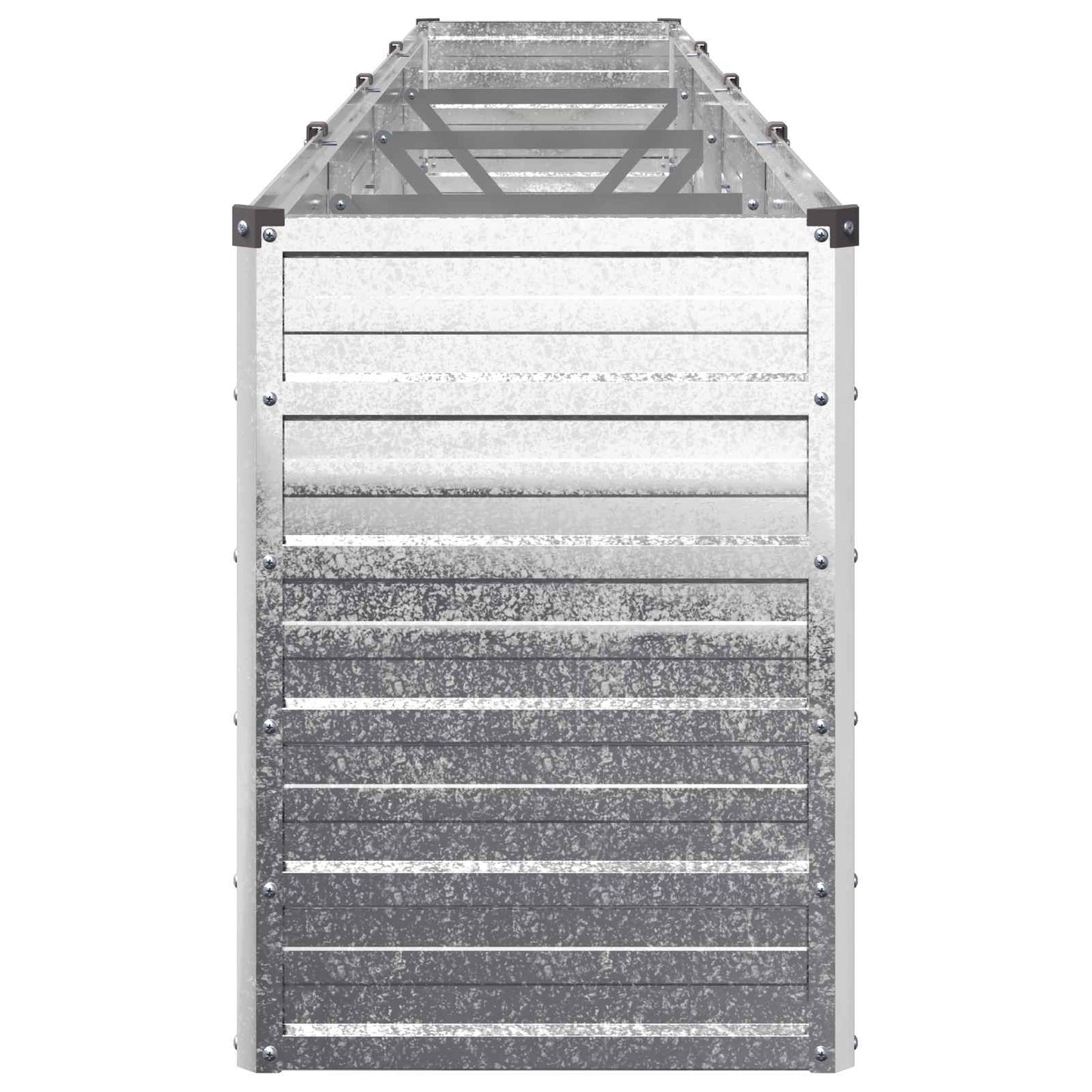 Raised Garden Bed Silver 320 x 40 x 55 cm galvanized