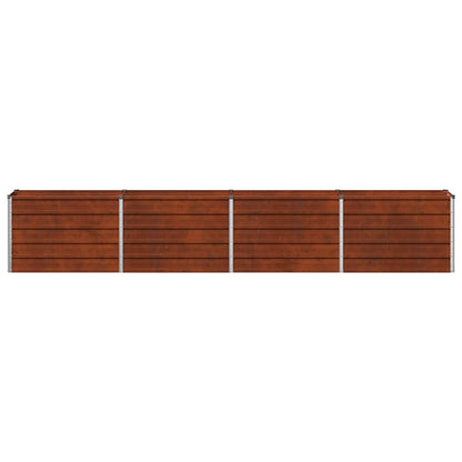 Raised Garden Bed Rusty 320 x 40 x 55 cm corton