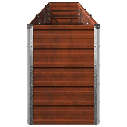 Raised Garden Bed Rusty 320 x 40 x 55 cm corton