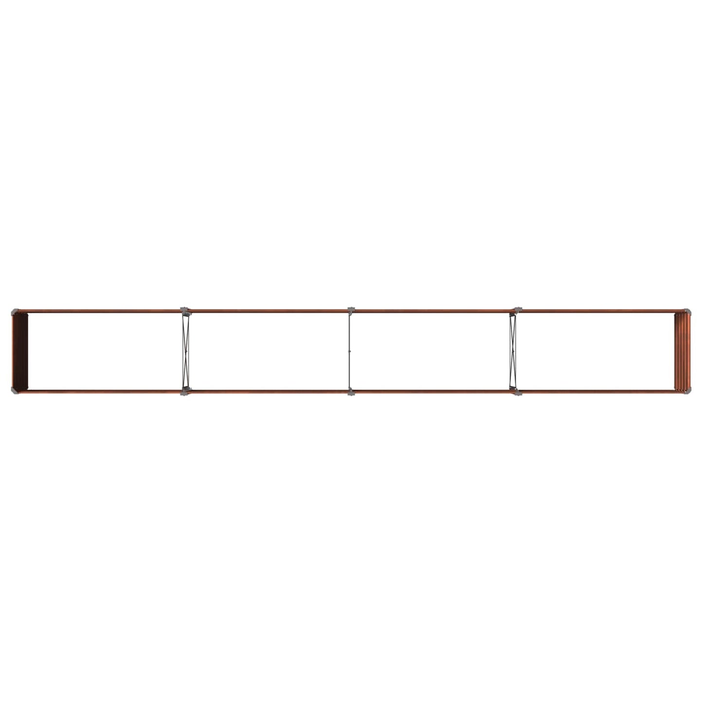 Raised Garden Bed Rusty 320 x 40 x 55 cm corton