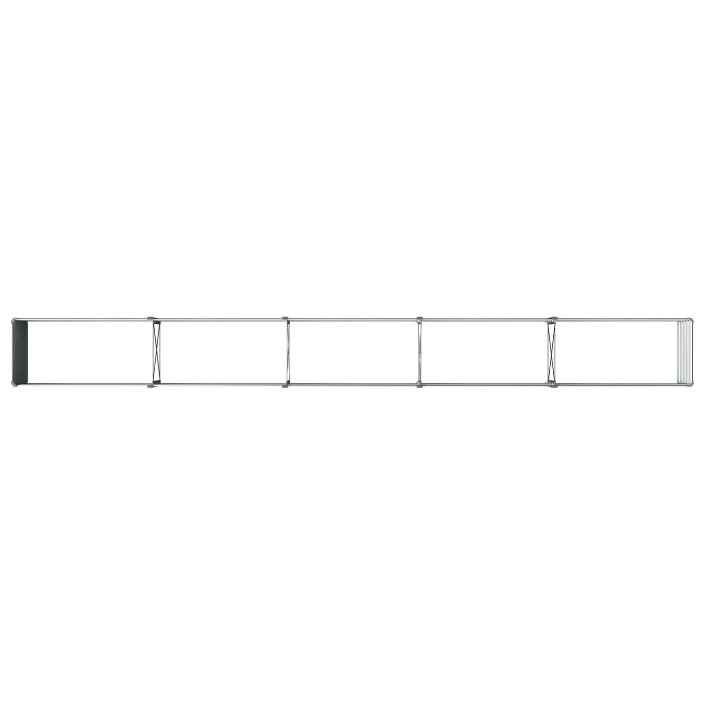 Raised Garden Bed Black 400 x 40 x 55 cm cold-rolled steel