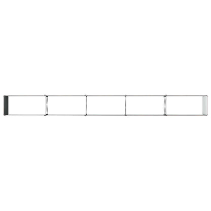 Raised Garden Bed Black 400 x 40 x 55 cm cold-rolled steel