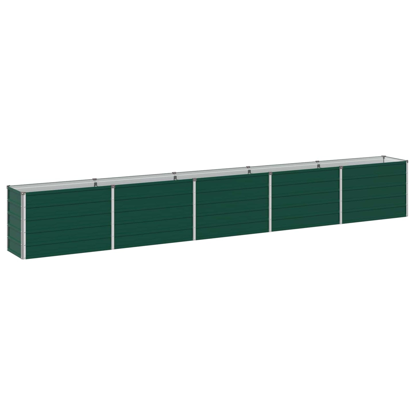 Raised Garden Bed Green 400 x 40 x 55 cm Galvanized steel
