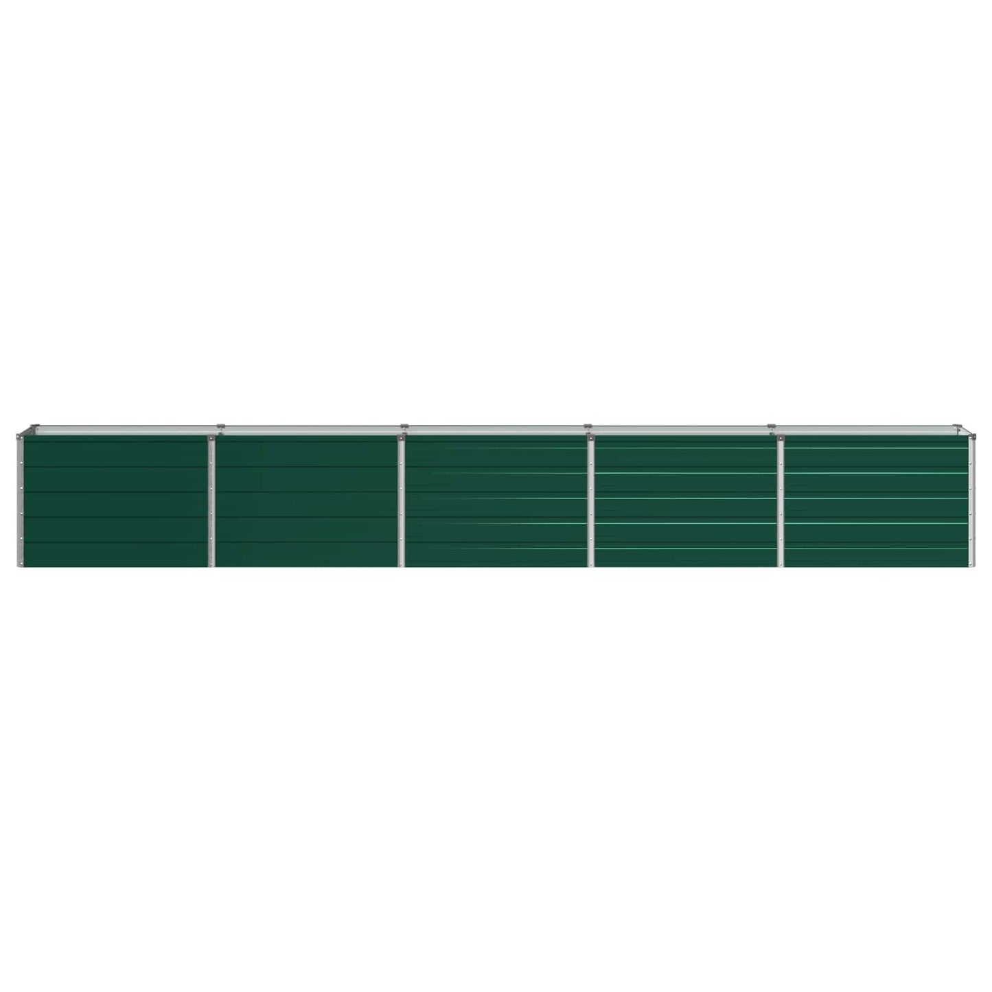 Raised Garden Bed Green 400 x 40 x 55 cm Galvanized steel