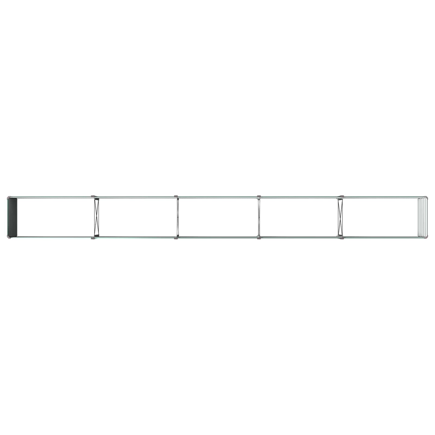 Raised Garden Bed Green 400 x 40 x 55 cm Galvanized steel