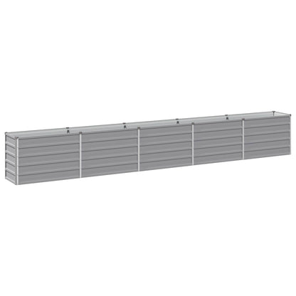 Raised Garden Bed Grey 400 x 40 x 55 cm cold-rolled steel