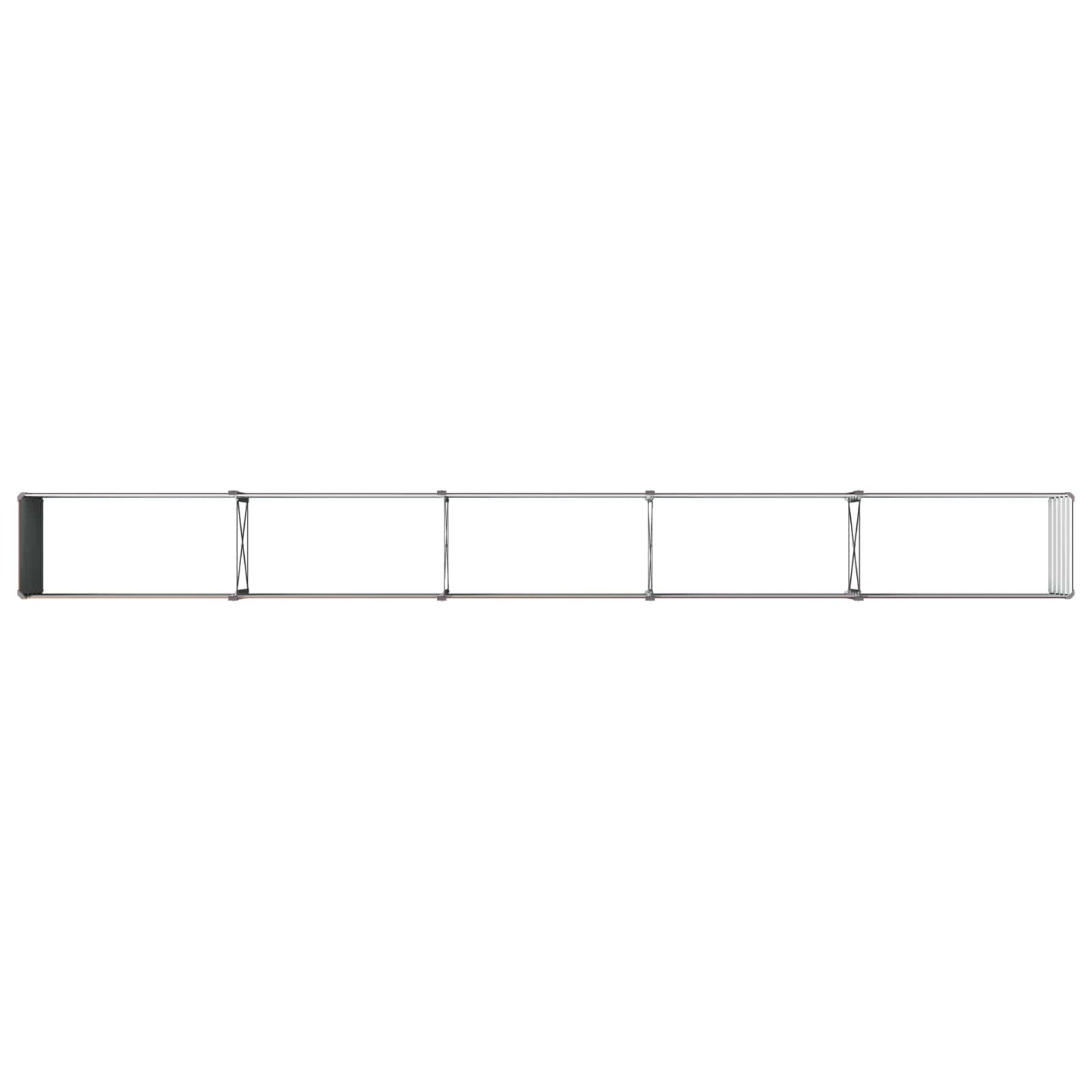 Raised Garden Bed Brown 400 x 40 x 55 cm cold-rolled steel