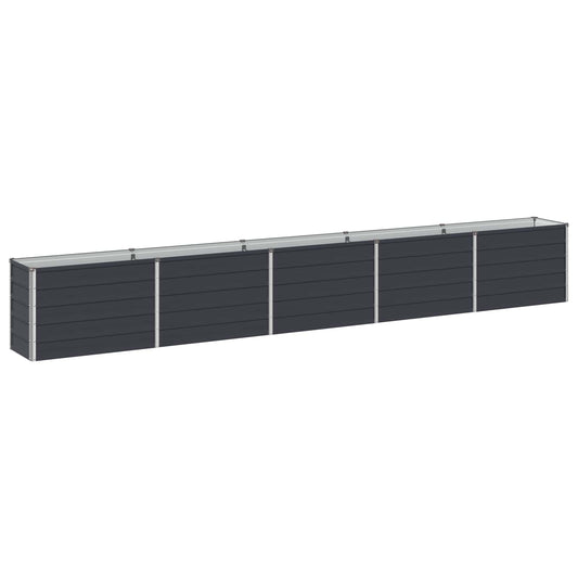 Raised Garden Bed Anthracite 400 x 40 x 55 cm cold-rolled steel