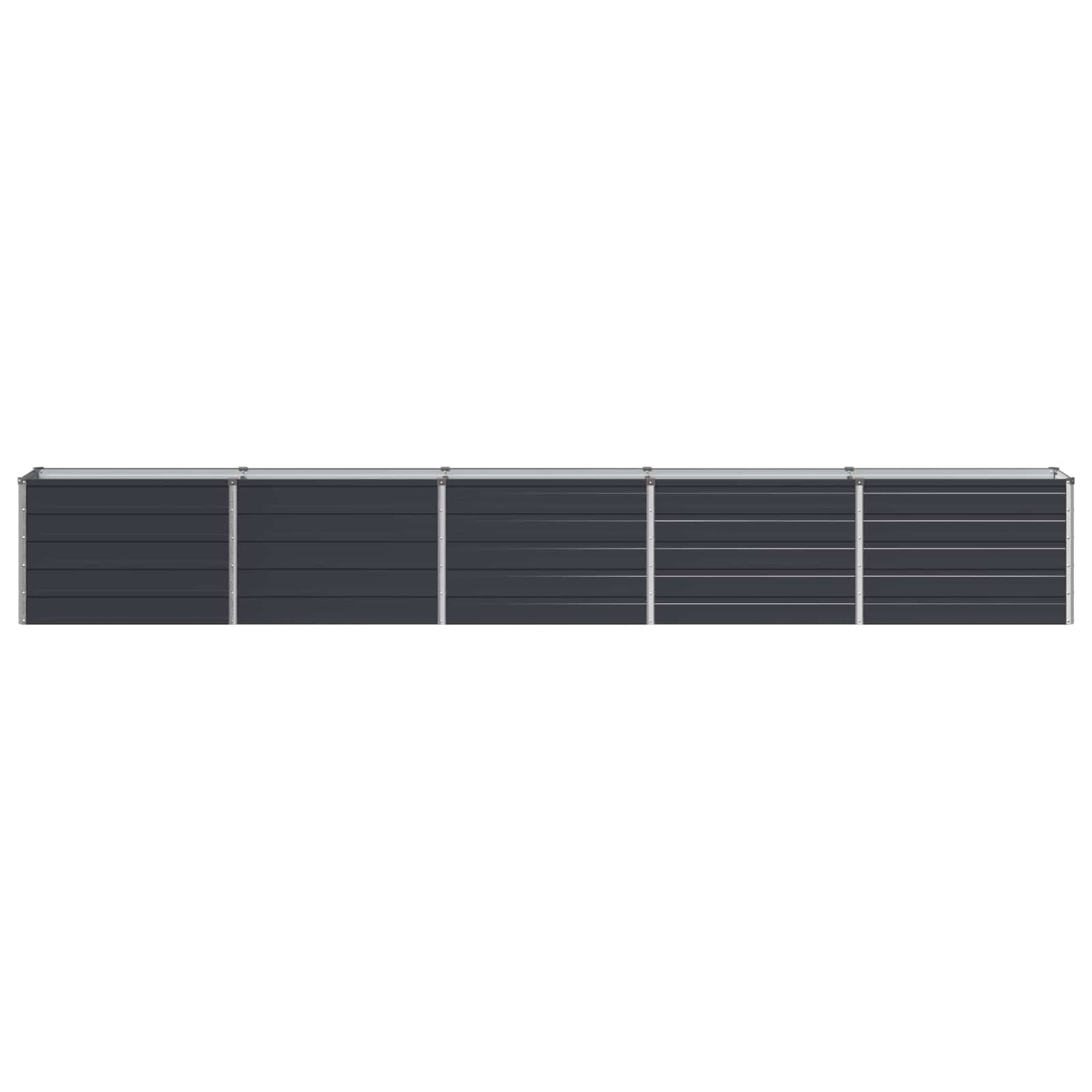 Raised Garden Bed Anthracite 400 x 40 x 55 cm cold-rolled steel