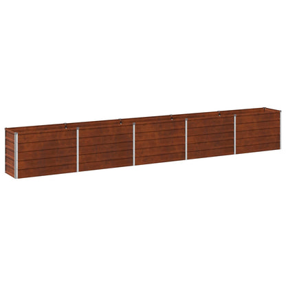 Raised Garden Bed Rusty 400 x 40 x 55 cm corton