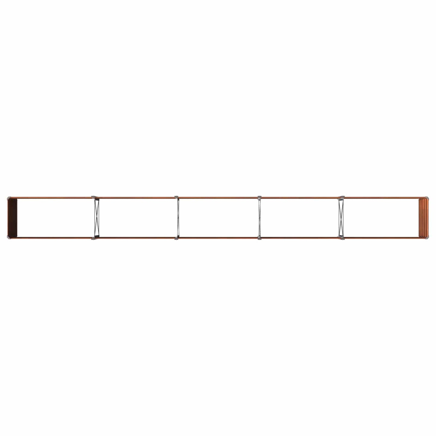 Raised Garden Bed Rusty 400 x 40 x 55 cm corton