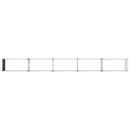 Raised Garden Bed Ivory 400 x 40 x 55 cm cold-rolled steel