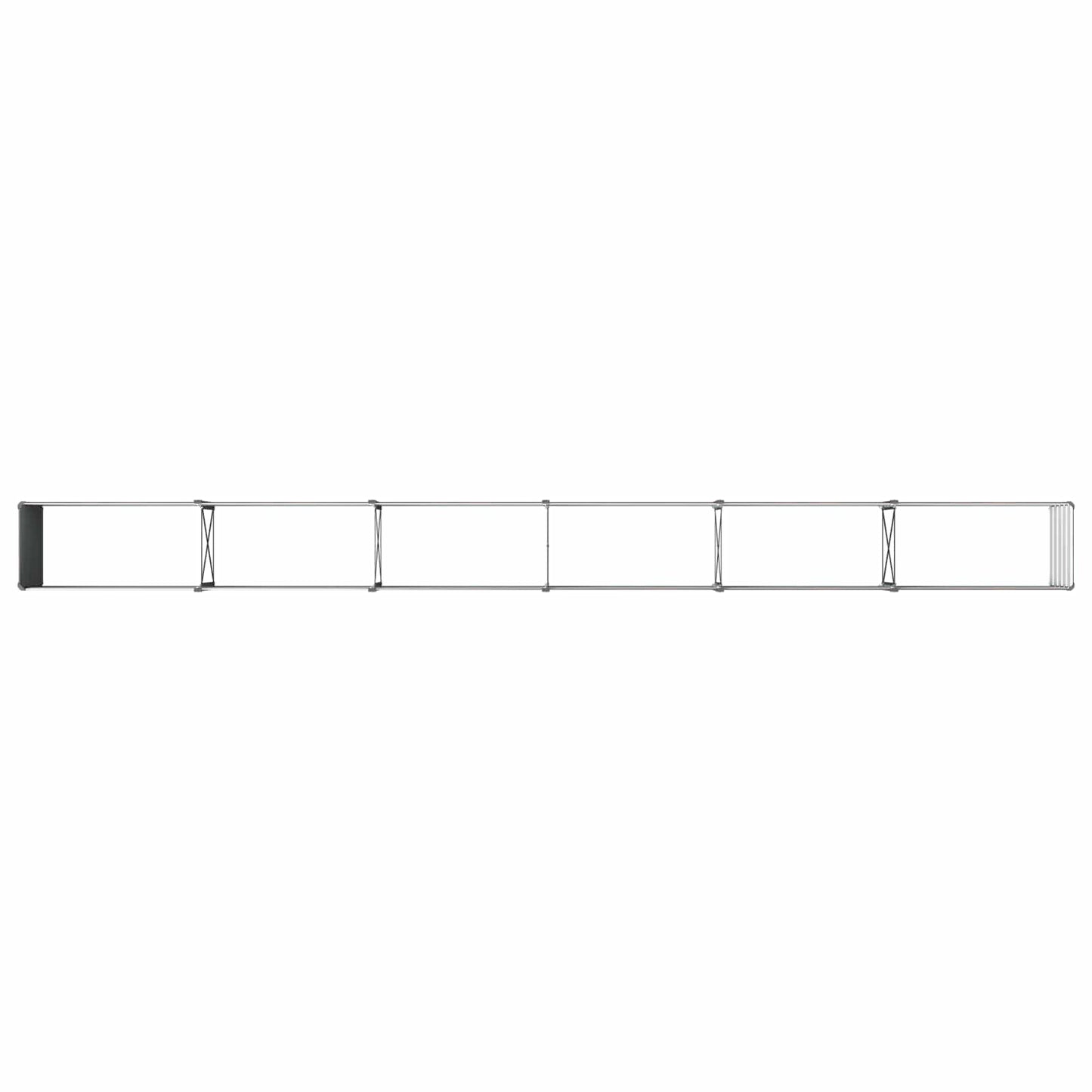 Raised Garden Bed Black 480 x 40 x 55 cm cold-rolled steel
