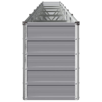 Raised Garden Bed Grey 480 x 40 x 55 cm cold-rolled steel