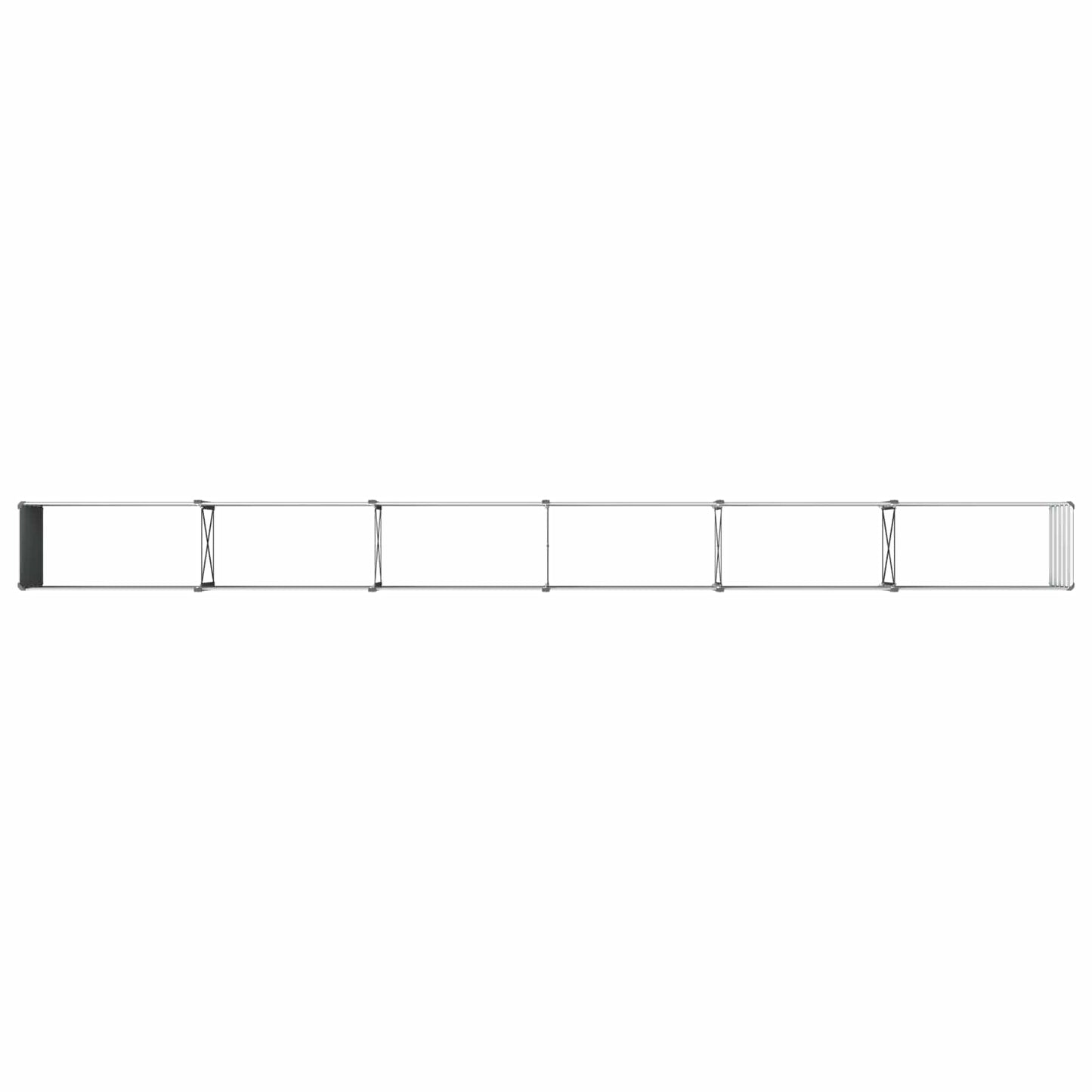 Raised Garden Bed Grey 480 x 40 x 55 cm cold-rolled steel