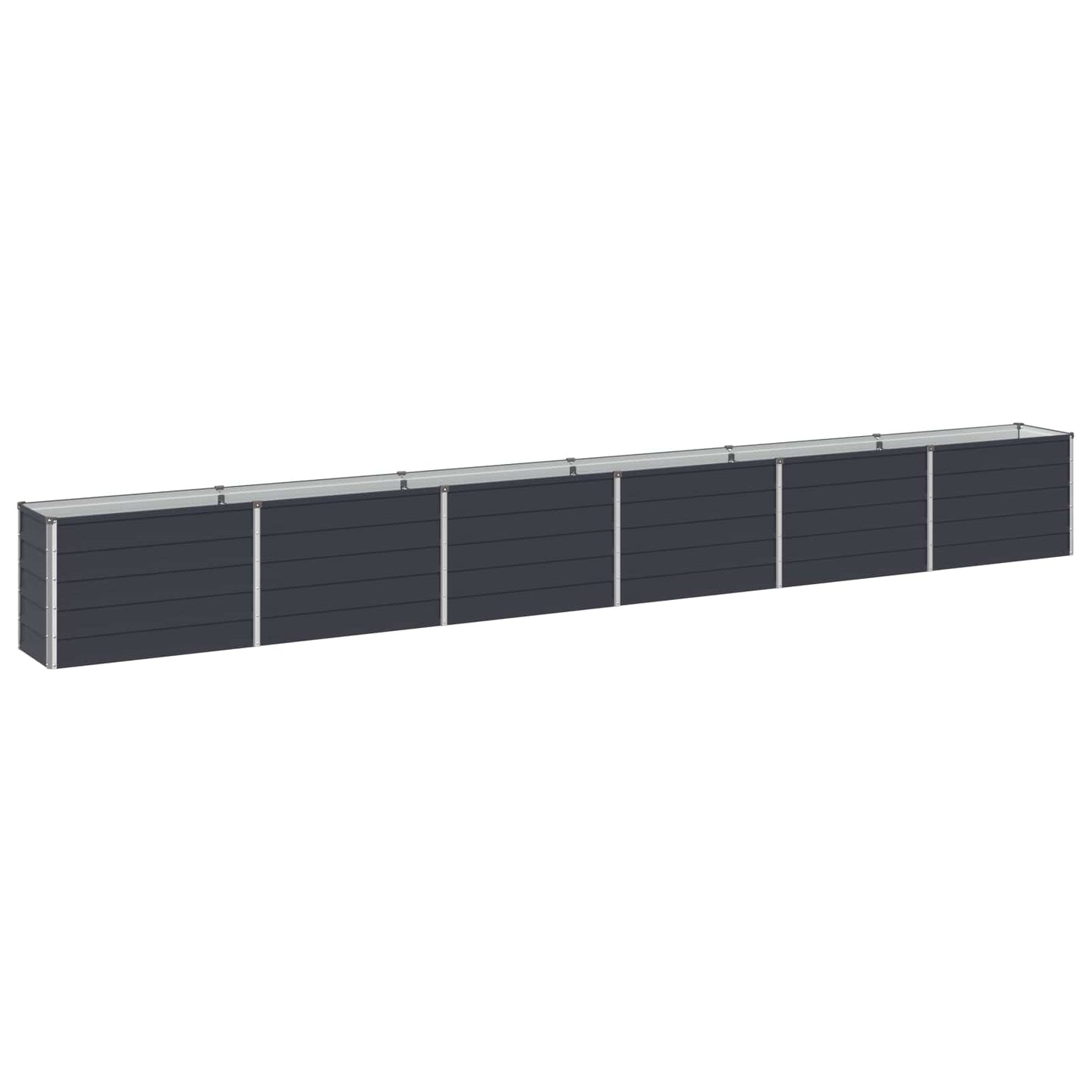 Raised Garden Bed Anthracite 480 x 40 x 55 cm cold-rolled steel