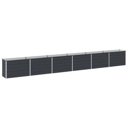 Raised Garden Bed Anthracite 480 x 40 x 55 cm cold-rolled steel