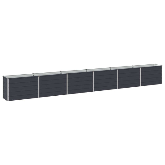 Raised Garden Bed Anthracite 480 x 40 x 55 cm cold-rolled steel