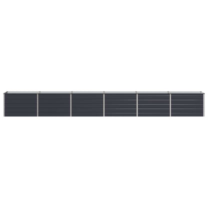 Raised Garden Bed Anthracite 480 x 40 x 55 cm cold-rolled steel