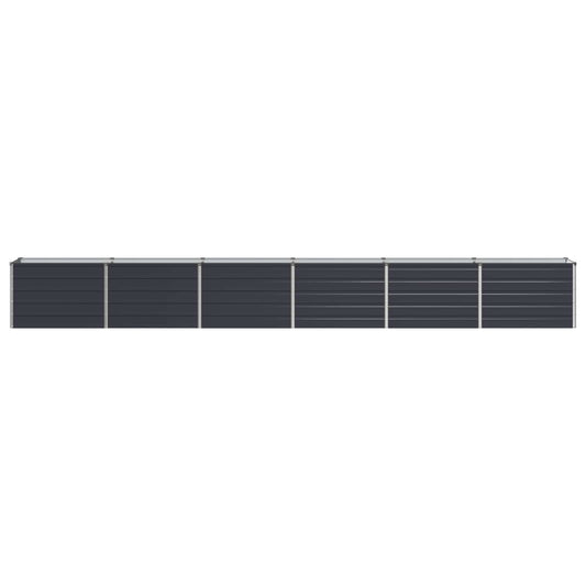 Raised Garden Bed Anthracite 480 x 40 x 55 cm cold-rolled steel