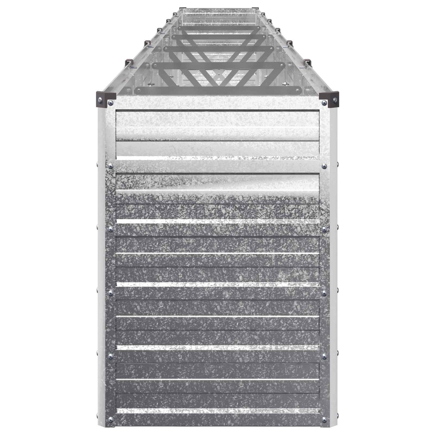 Raised Garden Bed Silver 480 x 40 x 55 cm galvanized