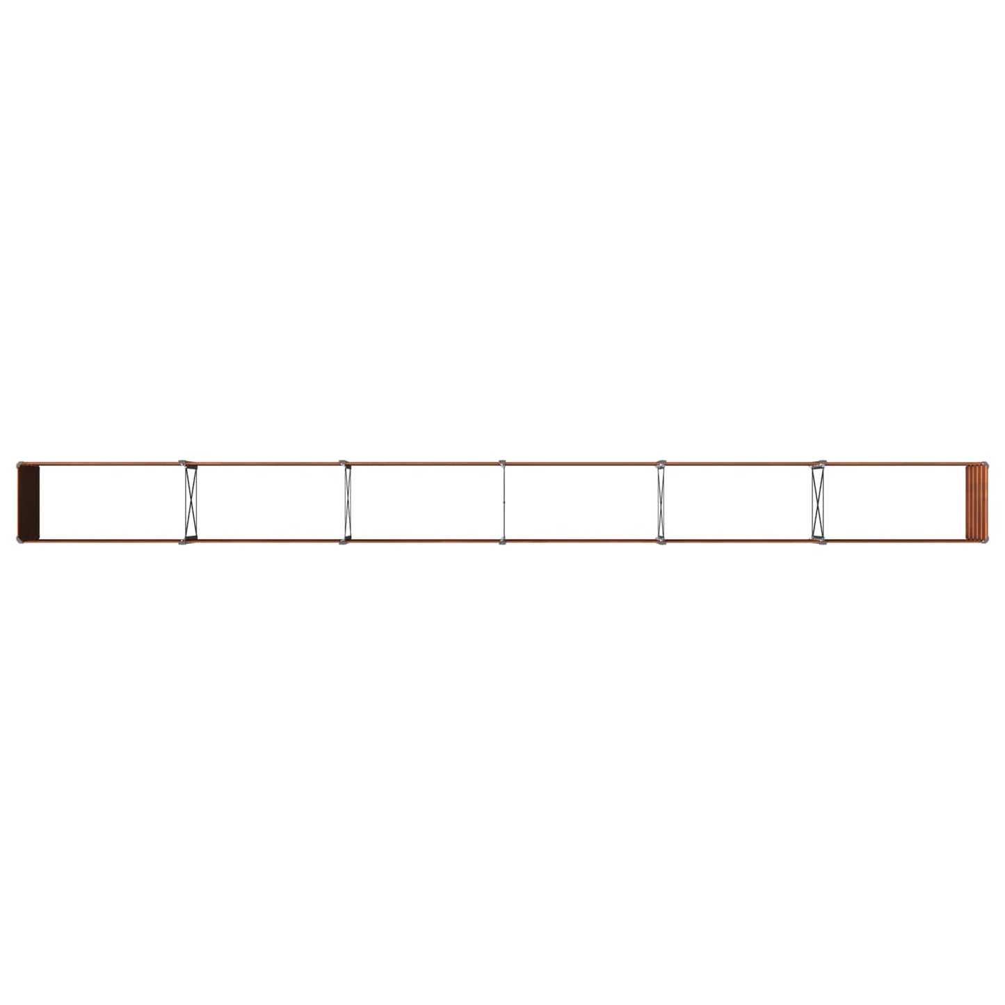 Raised Garden Bed Rusty 480 x 40 x 55 cm corton