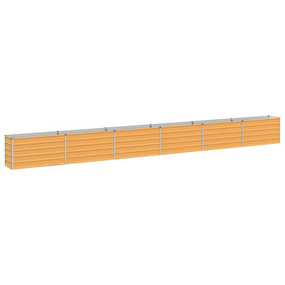 Raised Garden Bed Natural 600 x 40 x 55 cm cold-rolled steel