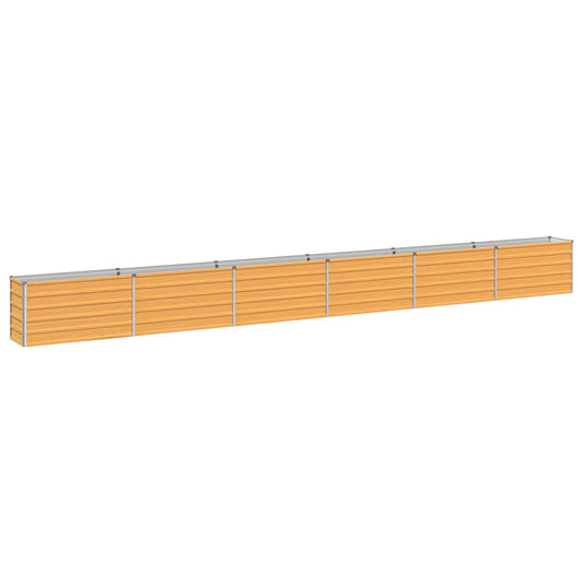 Raised Garden Bed Natural 600 x 40 x 55 cm cold-rolled steel