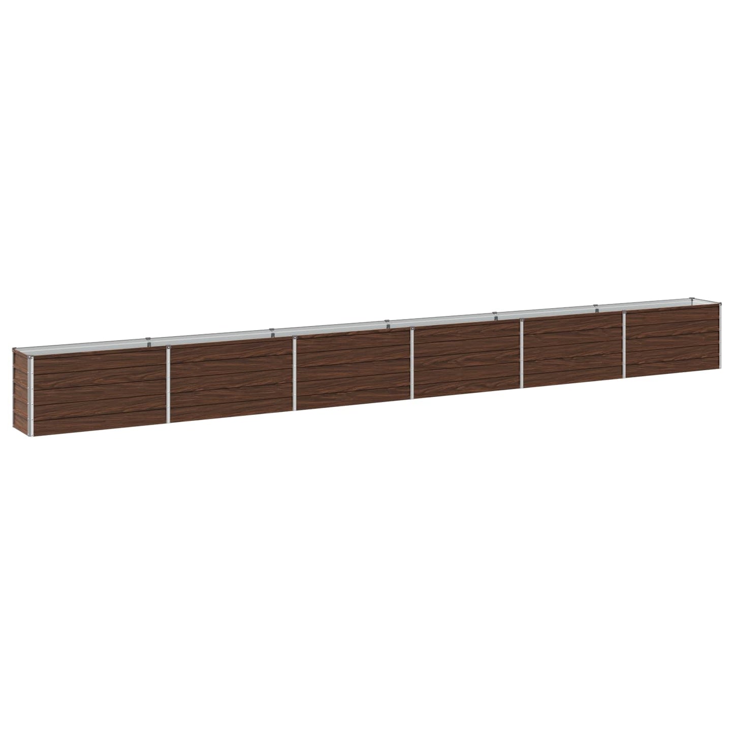 Raised Garden Bed Black 600 x 40 x 55 cm cold-rolled steel