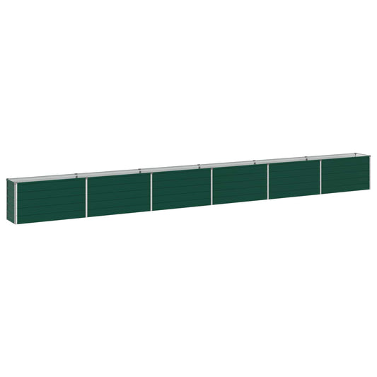 Raised Garden Bed Green 600 x 40 x 55 cm cold-rolled steeel