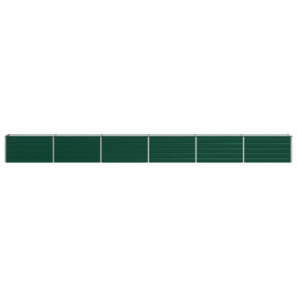 Raised Garden Bed Green 600 x 40 x 55 cm cold-rolled steeel