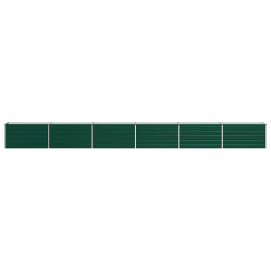 Raised Garden Bed Green 600 x 40 x 55 cm cold-rolled steeel