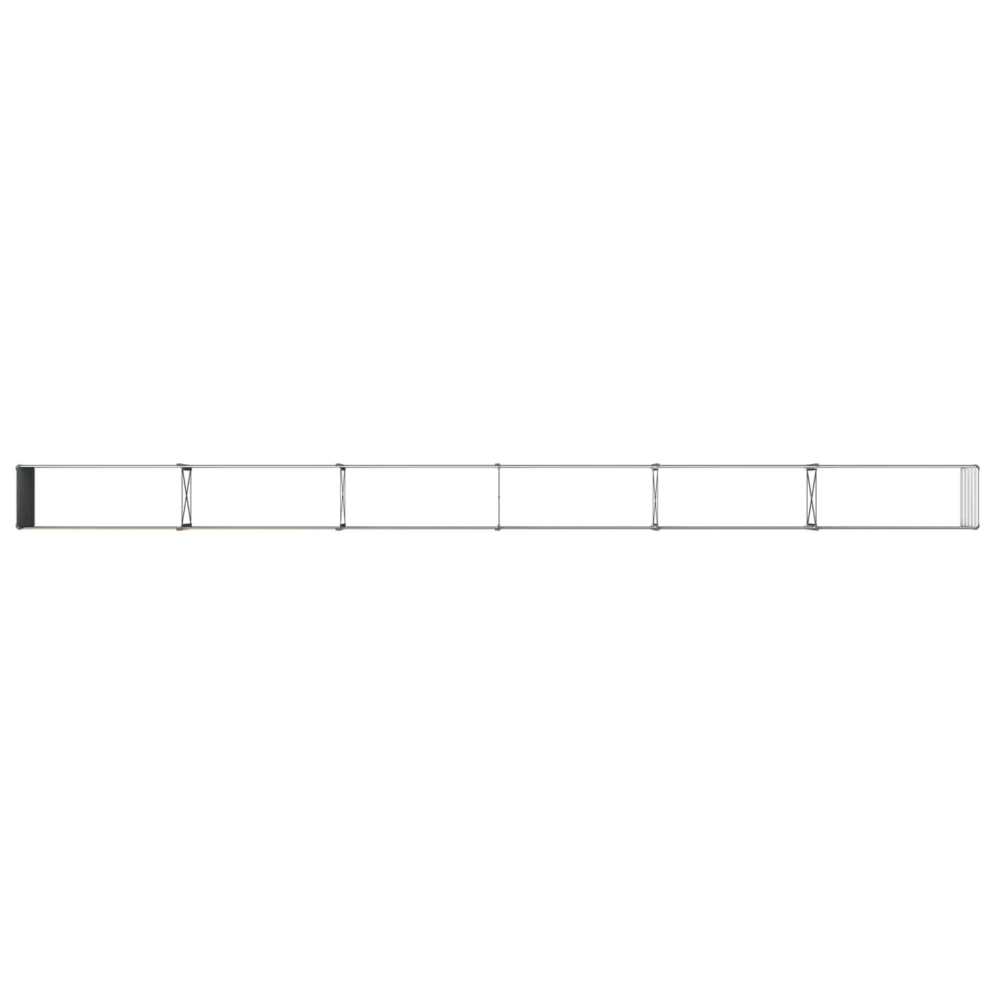 Raised Garden Bed Brown 600 x 40 x 55 cm cold-rolled steel