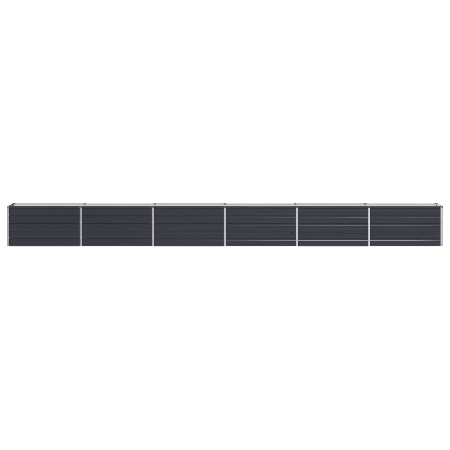 Raised Garden Bed Anthracite 600 x 40 x 55 cm cold-rolled steel
